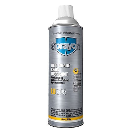 Sprayon LU205 Food Grade Chain Lubricant S00205000